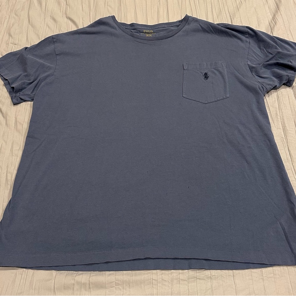 Polo by Ralph Lauren Men's Blue T-Shirt